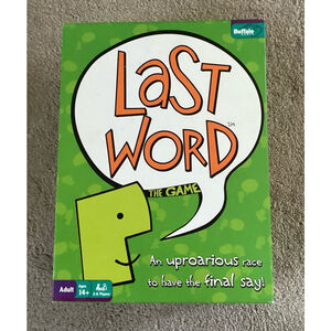 Buffalo Games Last Word Board Game